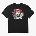 Soccer 2026 USA Canada Mexico ¨C World Football Flags Classic T-Shirt Show Championship Spirit for Global Football Passion for FIFA World Cup 2026, Built around Mbappe, Germany, Soccer Culture, Superstar Moments, National Team Dreams and