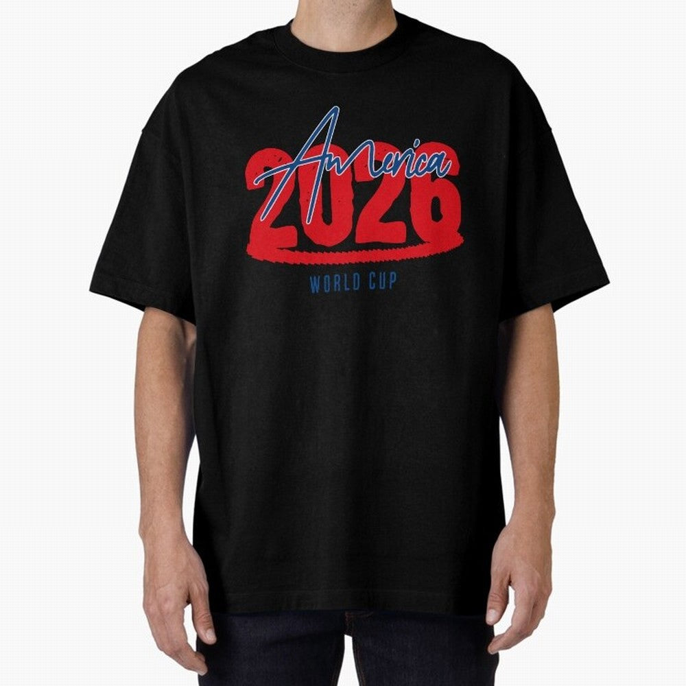 America 2026 Classic T-Shirt Fuel Your Fan Pride for FIFA World Cup 2026 Group Stage for Fans of Neymar, Haaland and Cristiano Ronaldo and Argentina, France and Brazil, Bringing Match Day Excitement, Supporter Culture, Golden Goals and Global