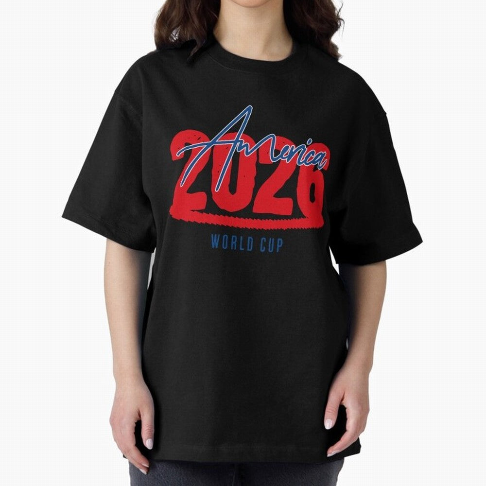 America 2026 Classic T-Shirt Fuel Your Fan Pride for FIFA World Cup 2026 Group Stage for Fans of Neymar, Haaland and Cristiano Ronaldo and Argentina, France and Brazil, Bringing Match Day Excitement, Supporter Culture, Golden Goals and Global