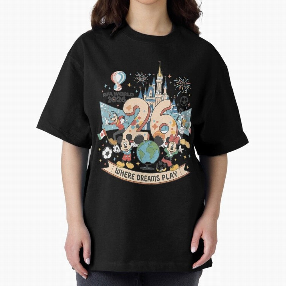 Dreamland Football World Cup26 Classic T-Shirt Honor Football Greatness during Match Day Hype around FIFA World Cup 2026 Group Stage, Cristiano Ronaldo, Haaland and CR7, Argentina, France and Brazil, Sports Nostalgia, International Competition,