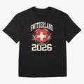 Switzerland 2026 World Cup Classic T-Shirt Keep Football History Alive during Match Day Hype around FIFA World Cup 2026, Haaland, Argentina, Tournament Hype, Historic Matchups, Family Viewing Parties and Global Sports Pride; Ideal for Passionate