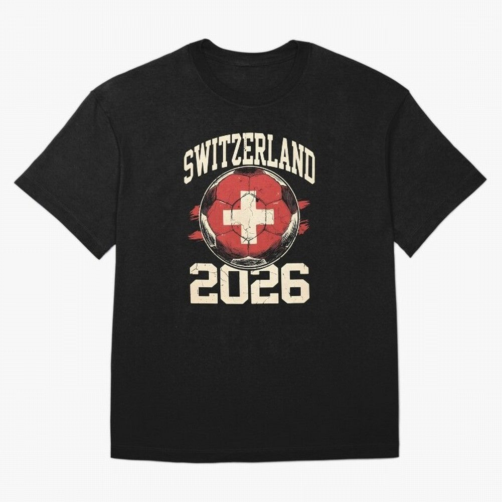 Switzerland 2026 World Cup Classic T-Shirt Keep Football History Alive during Match Day Hype around FIFA World Cup 2026, Haaland, Argentina, Tournament Hype, Historic Matchups, Family Viewing Parties and Global Sports Pride; Ideal for Passionate