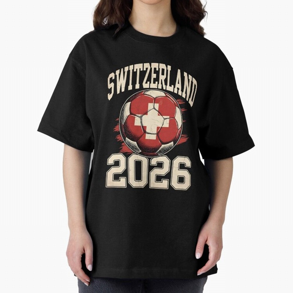 Switzerland 2026 World Cup Classic T-Shirt Bring a Vintage Feel to the FIFA World Cup 2026 Journey through Mbappe Highlights, France and Portugal Pride, Global Supporter Spirit, Legendary Goals, National Colors and Tournament Celebration; Ideal for