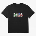 North American Soccer Spirit Team 2026 T-Shirt_82770209 Classic T-Shirt Bring Bold Fan Energy to FIFA World Cup 2026 Group Stage Capturing Cristiano Ronaldo, Brazil, Portugal and Argentina Energy, Vintage Soccer Flavor, Modern Football Stars,