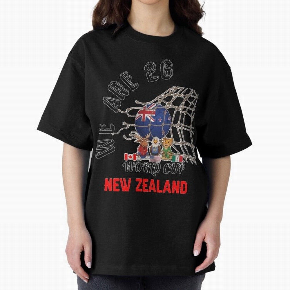 World cup 26 - New Zeland Classic T-Shirt Back Your Heroes with FIFA World Cup 2026 for Fans of Cristiano Ronaldo, Haaland and CR7 and France, Bringing Stadium Memories, Football Loyalty, International Chants and Championship Tradition; Perfect for