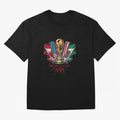 Host Trio Flags Banner Trophy Classic T-Shirt Show Your Stadium Side during FIFA World Cup 2026 for Fans of Messi, CR7 and Mbappe and Argentina, France and Brazil, Bringing Stadium Memories, Football Loyalty, International Chants and Championship