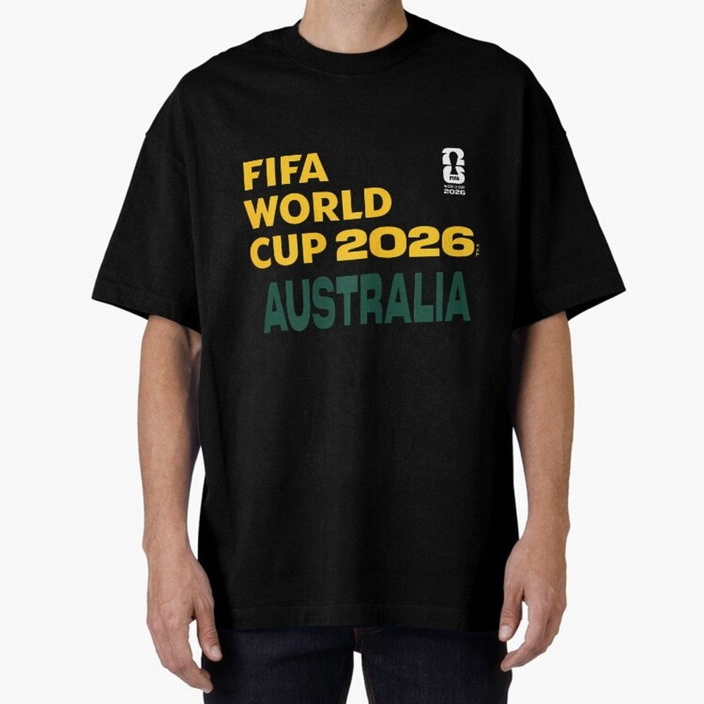 World Cup26 Australia Block Letters Classic T-Shirt Embrace FIFA World Cup 2026 Spirit, Inspired by France, Messi, CR7 and Mbappe, Global Supporter Spirit, Legendary Goals, National Colors and Tournament Celebration; Made for Collectors Who Enjoy