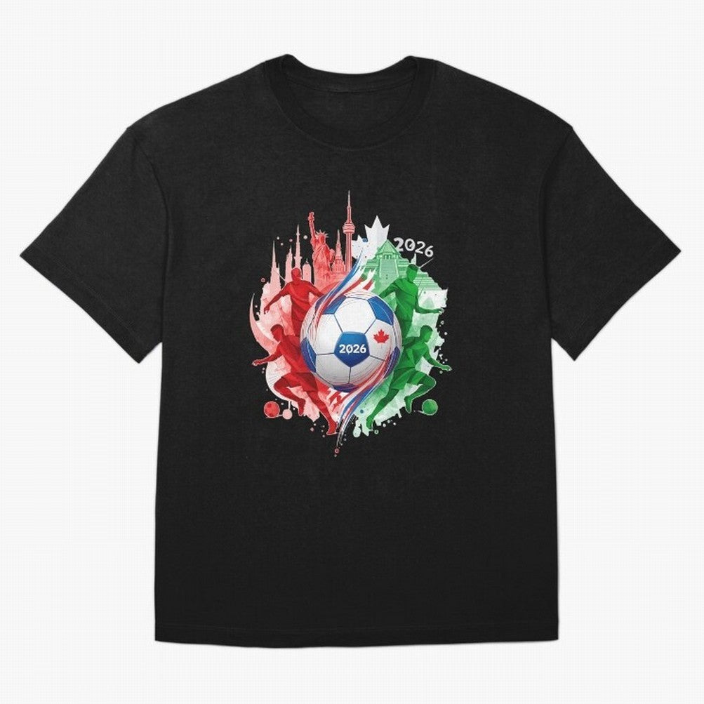 Internation Unity 2026 Classic T-Shirt Keep Football History Alive during FIFA World Cup 2026 USA Canada Mexico Celebrating CR7, Brazil, Portugal and Argentina Energy, Championship Spirit, Famous Goals, Roaring Crowds and International Football