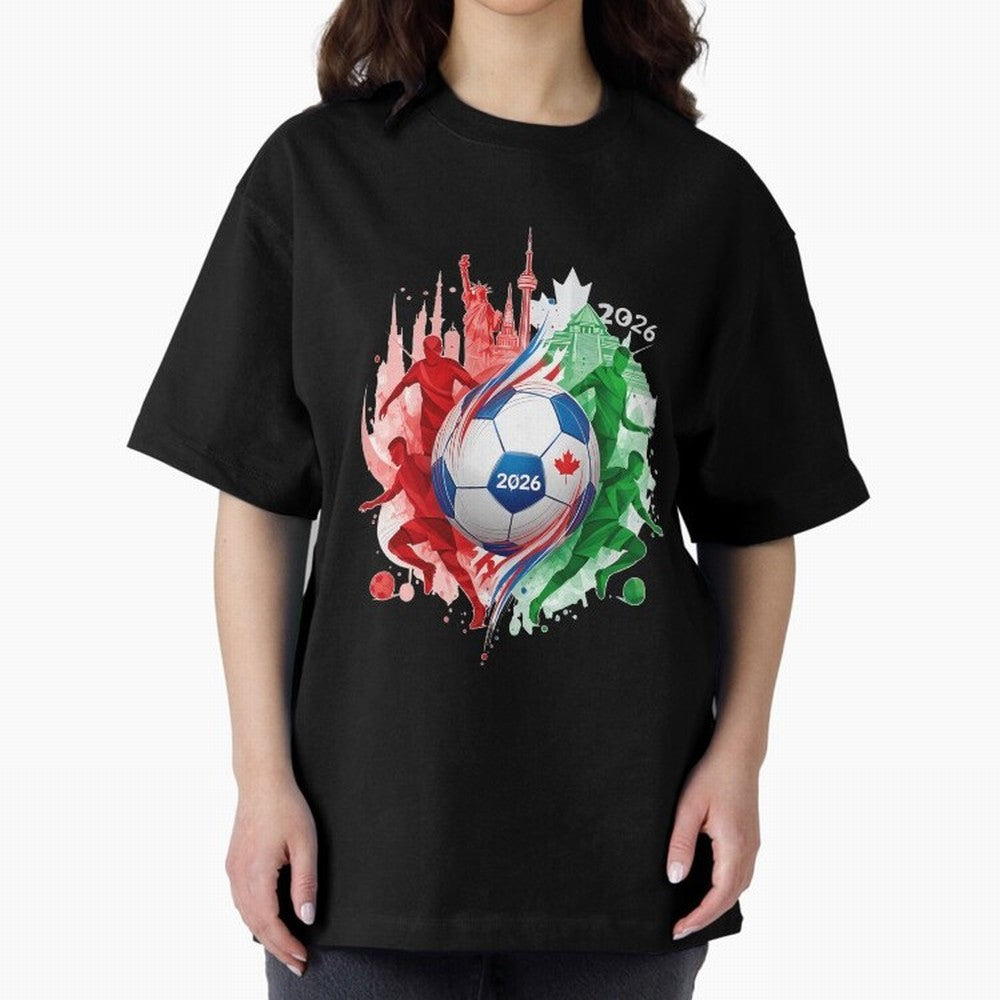 Internation Unity 2026 Classic T-Shirt Keep Football History Alive during FIFA World Cup 2026 USA Canada Mexico Celebrating CR7, Brazil, Portugal and Argentina Energy, Championship Spirit, Famous Goals, Roaring Crowds and International Football