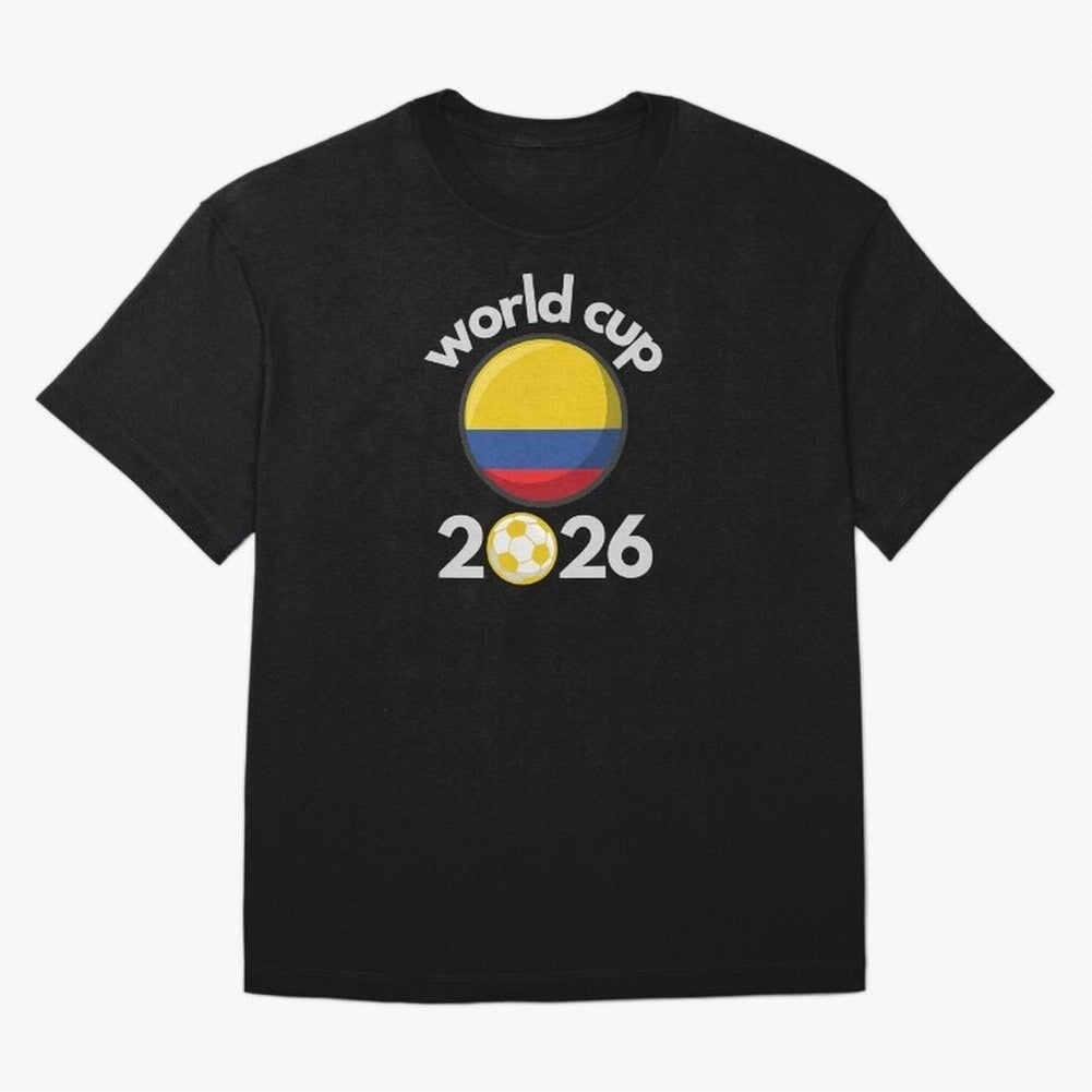 Columbia Flag World Cup 2026 Soccer Design ¨C Columbian Football Futbol Classic T-Shirt Celebrate the Magic of Match Day Hype around FIFA World Cup 2026, CR7 and Messi, Portugal, Spain and Germany, Retro Football Energy, Iconic Rivalries, Trophy