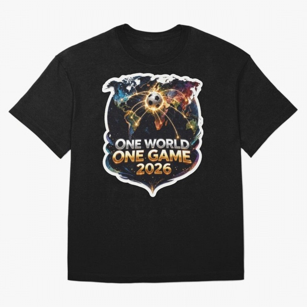 World Cup 2026 Funny Soccer Team Classic T-Shirt Bring Stadium Energy to FIFA World Cup 2026 Highlighting Messi, Brazil, Portugal and Argentina Energy, Championship Spirit, Famous Goals, Roaring Crowds and International Football Unity; Ideal for