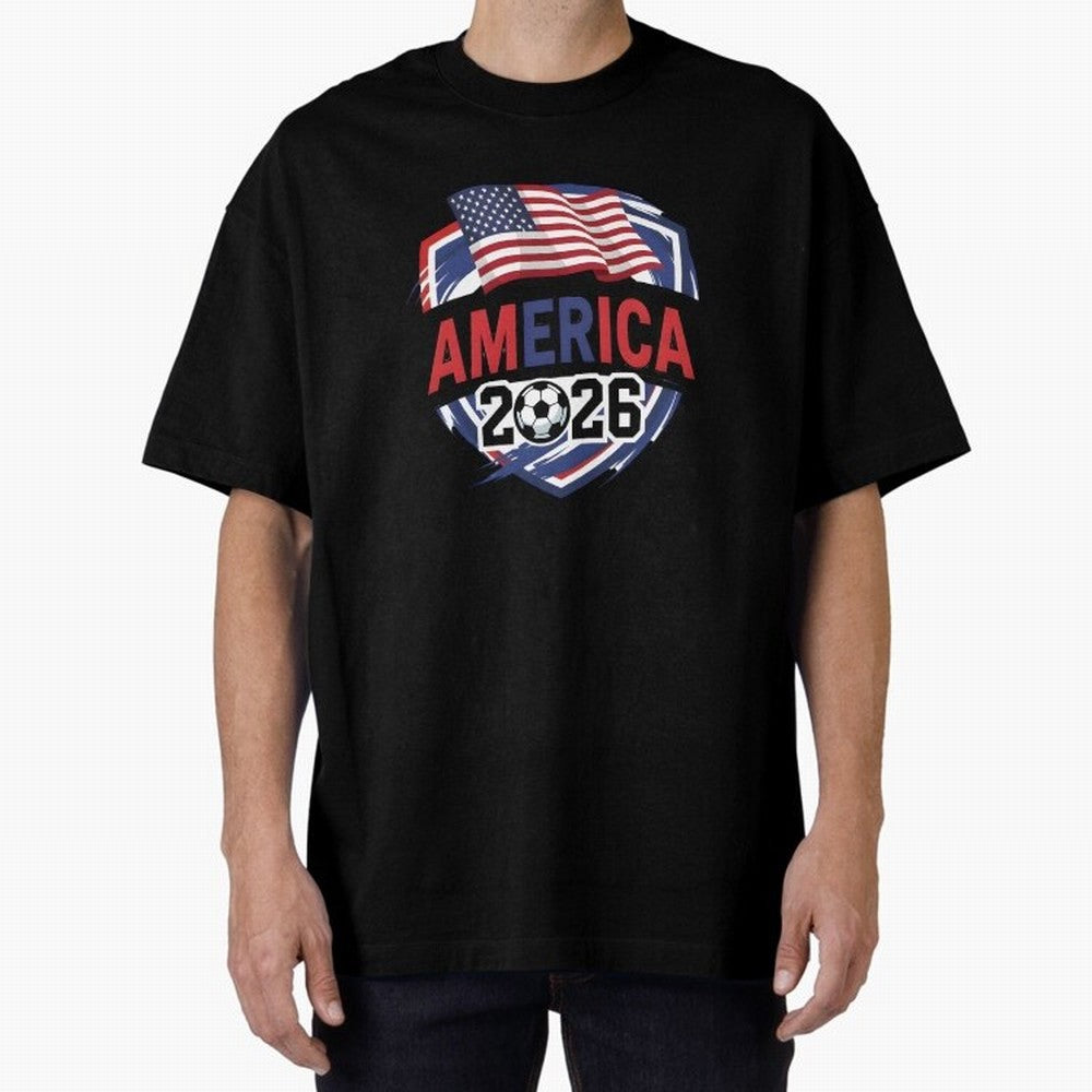 America World Cup 2026 ¨C USA Football Classic T-Shirt Celebrate the Road through FIFA World Cup 2026 Group Stage Spirit, Made for England and Germany, Messi, Soccer Culture, Superstar Moments, National Team Dreams and Competitive Fire; Ideal for
