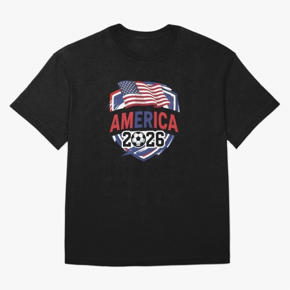 America World Cup 2026 ¨C USA Football Classic T-Shirt Celebrate the Road through FIFA World Cup 2026 Group Stage Spirit, Made for England and Germany, Messi, Soccer Culture, Superstar Moments, National Team Dreams and Competitive Fire; Ideal for