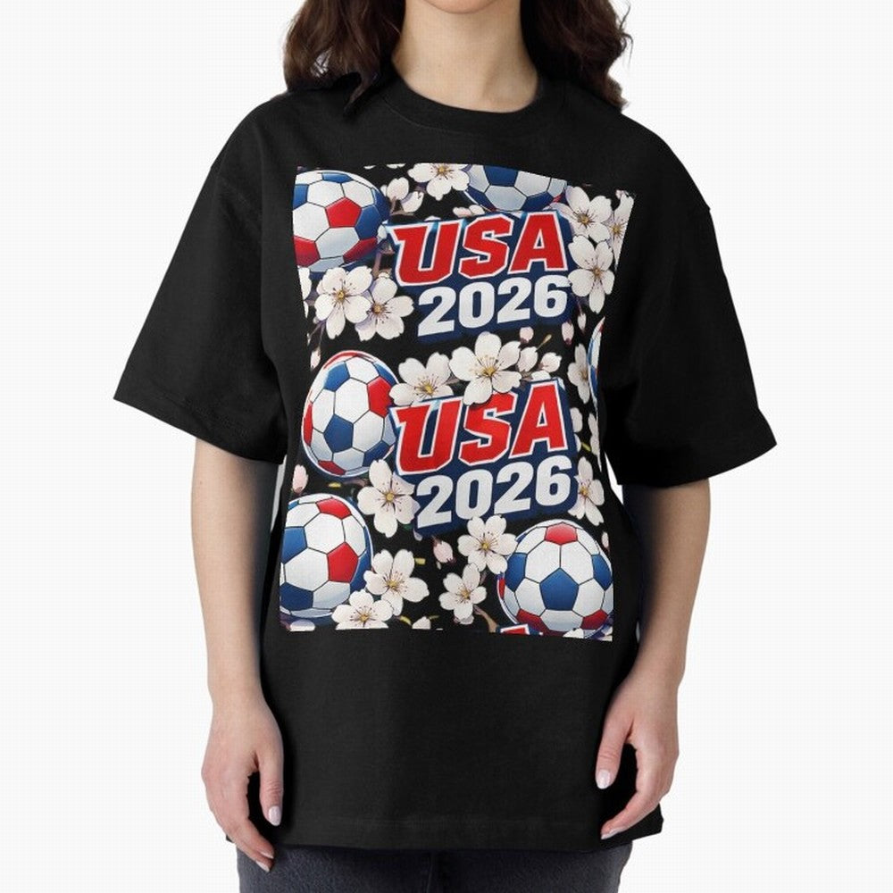USA 2026 Soccer World Cup Pattern - Artistic Picasso Style Football Classic T-Shirt Celebrate Rivalries and Pride in FIFA World Cup 2026 Group Stage Spirit, Connected to England, France and Netherlands, Neymar, Football Passion, Legendary