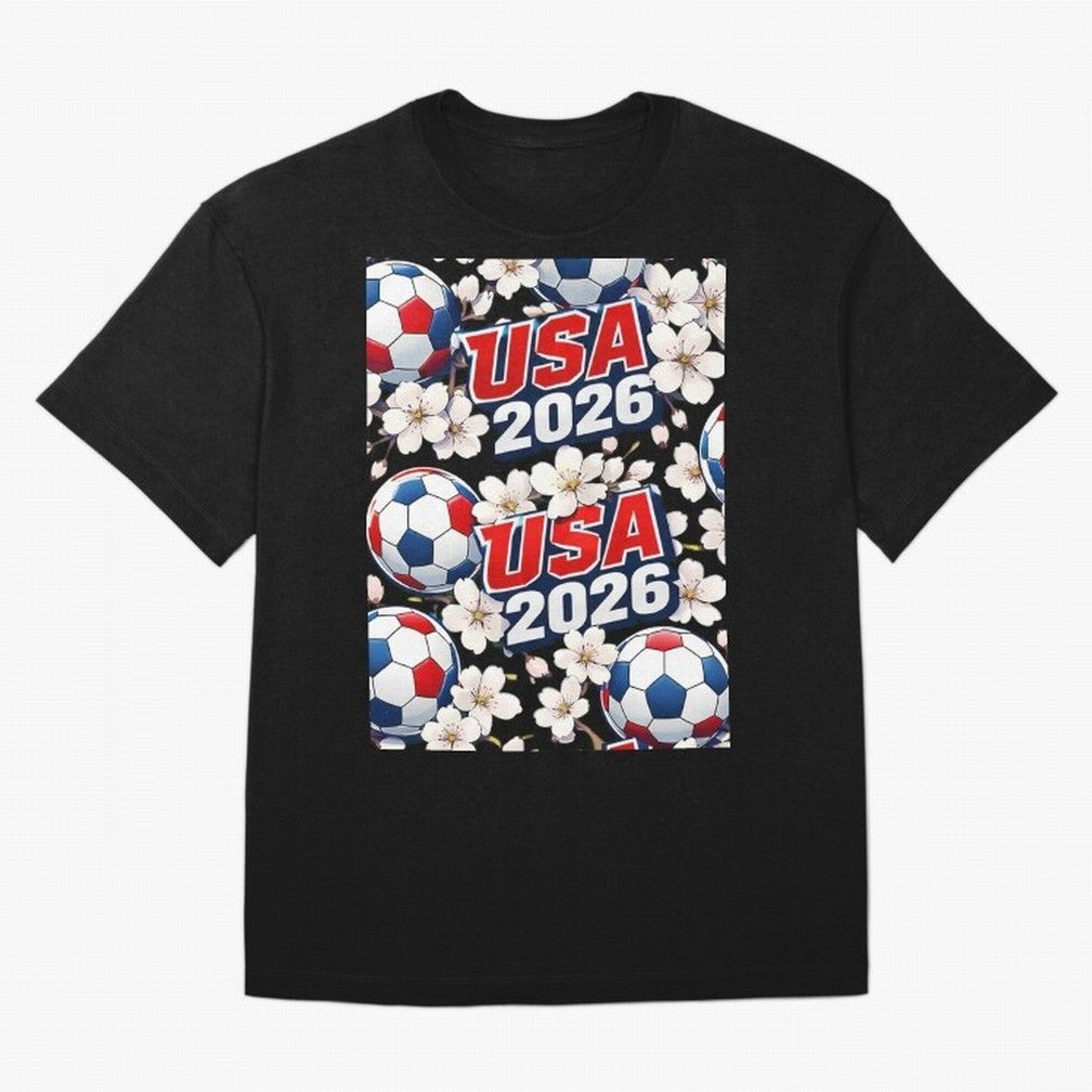 USA 2026 Soccer World Cup Pattern - Artistic Picasso Style Football Classic T-Shirt Celebrate Rivalries and Pride in FIFA World Cup 2026 Group Stage Spirit, Connected to England, France and Netherlands, Neymar, Football Passion, Legendary