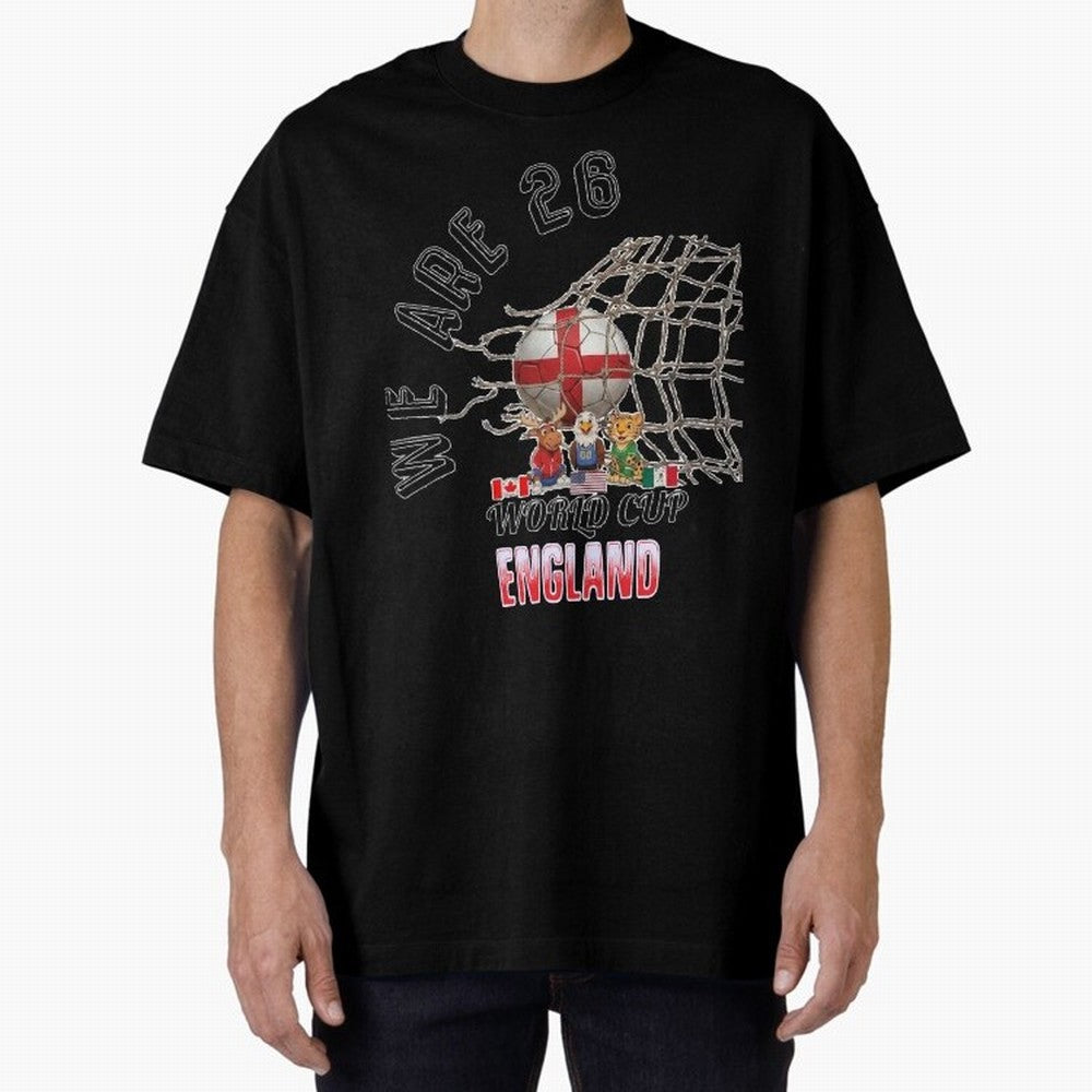 World cup 26 - England Classic T-Shirt Join the Global Buzz around Match Day Hype around FIFA World Cup 2026, CR7 and Messi, England, France and Netherlands, Championship Spirit, Famous Goals, Roaring Crowds and International Football Unity;