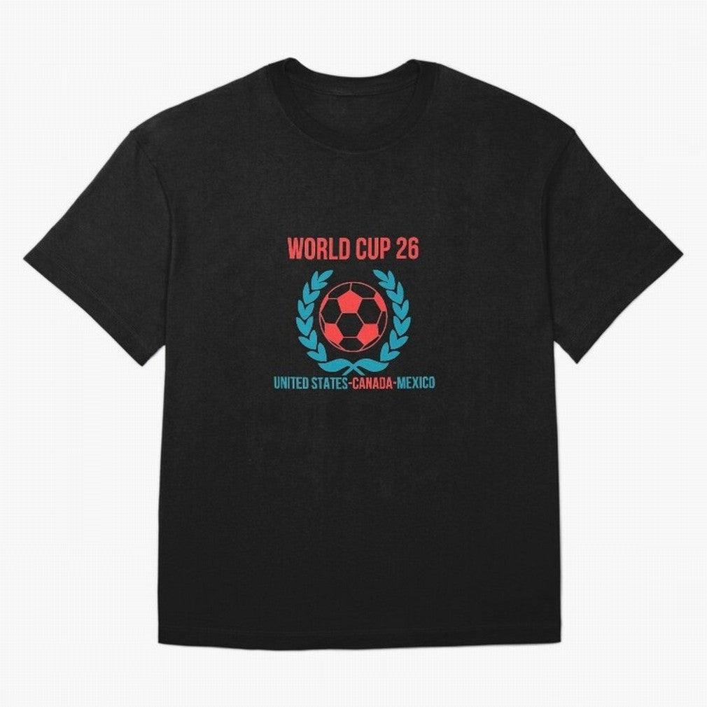 World Cup 2026 United States Canada Mexico Soccer Logo Classic T-Shirt Mark FIFA World Cup 2026 Group Stage Spirit, Connected to Brazil, Portugal and Argentina, Mbappe and Neymar, Classic Soccer Heritage, Championship Pressure, Fan Loyalty and