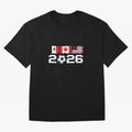 Glitched United 2026 Cup - North America Emblem Part 2 T-Shirt_82924673 Classic T-Shirt Discover Match Day Hype around FIFA World Cup 2026 USA Canada Mexico, CR7, England, Stadium Chants, National Pride, Trophy Dreams and Unforgettable Football