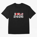 Glitched United 2026 Cup - North America Emblem Part 2 T-Shirt_82924673 Classic T-Shirt Honor Football Greatness during Global Football Passion for FIFA World Cup 2026, Made for Mbappe and Neymar, Portugal, Stadium Chants, National Pride, Trophy