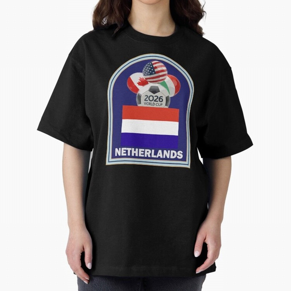 Netherlands 2026 Soccer T-shirt Classic T-Shirt Celebrate Soccer Greatness during FIFA World Cup 2026 USA Canada Mexico Connected to Cristiano Ronaldo, Haaland and CR7, Argentina and Brazil Energy, Worldwide Fan Energy, Dramatic Goals, Stadium