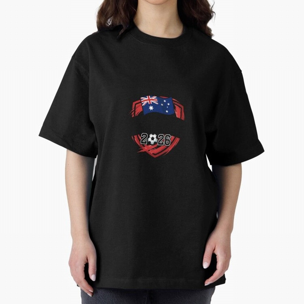 Australia World Cup 2026 Australia Football Classic T-Shirt Support Your Favorite Stars during FIFA World Cup 2026 Group Stage Spirit, with Argentina, CR7, Football History, Final Match Energy, Crowd Noise and Once in a Lifetime Moments; Made for