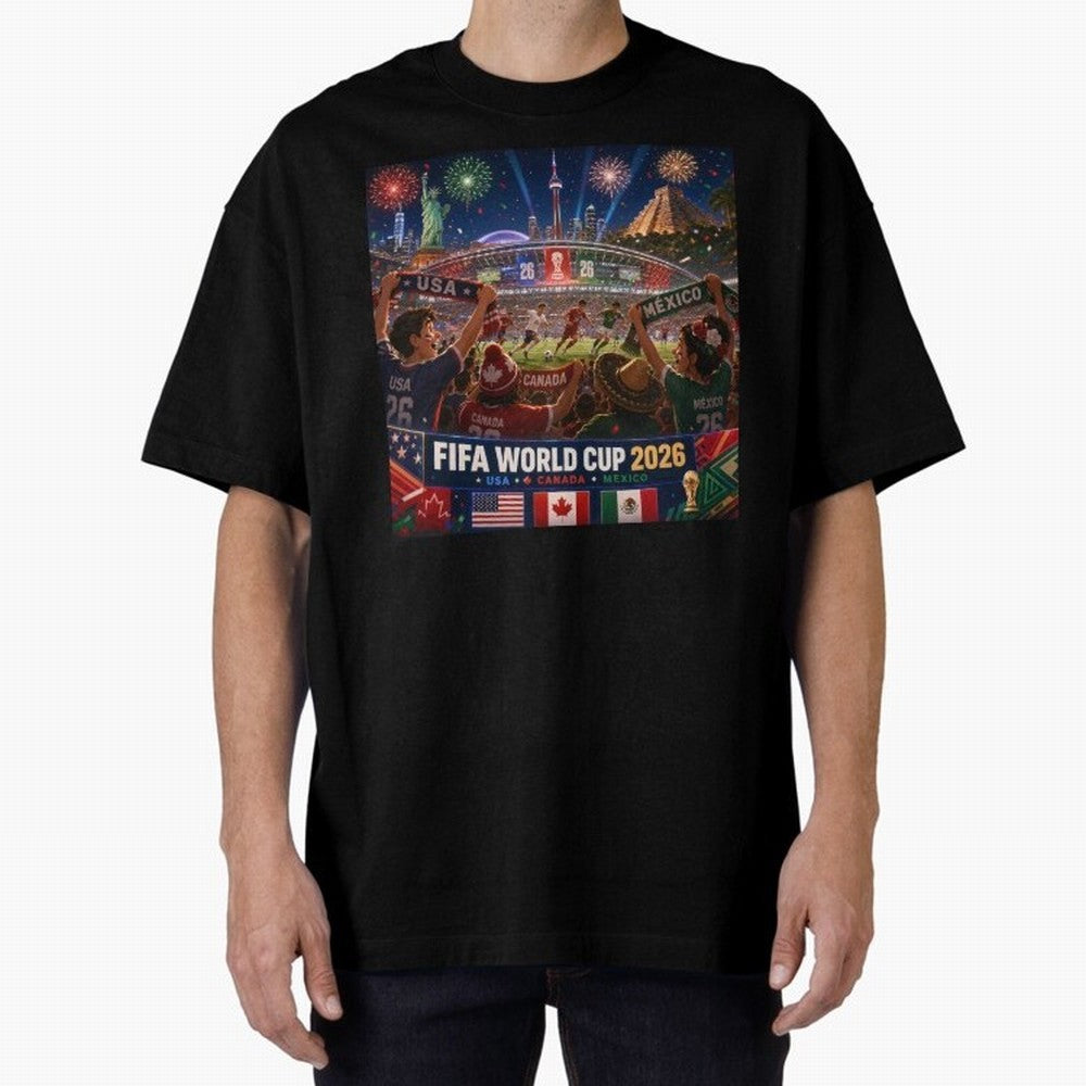 ? One Ball Three Nations 2026 #football 2026 Classic T-Shirt Refresh FIFA World Cup 2026 USA Canada Mexico Spirit, Celebrating Brazil, Messi, Vintage Soccer Flavor, Modern Football Stars, National Flags and Final Night Emotion; Perfect for Fans,