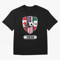 North United America Shield 2026 Cup Classic T-Shirt Represent the FIFA World Cup 2026 Group Stage Journey through Haaland Highlights, Argentina Pride, Vintage Soccer Flavor, Modern Football Stars, National Flags and Final Night Emotion; Created