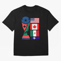 North America Football Unity 2026 Classic T-Shirt Follow the Final Road of FIFA World Cup 2026 Group Stage for Fans of Haaland and Mbappe and Argentina and Brazil, Bringing Stadium Chants, National Pride, Trophy Dreams and Unforgettable Football