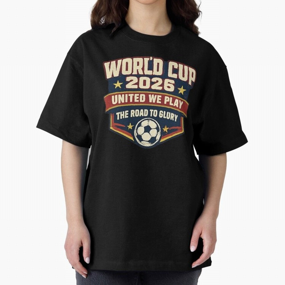 World Cup 2026 United We Play Vintage Soccer Football Fan Design Classic T-Shirt Celebrate Fan Culture around FIFA World Cup 2026 Spirit, Made for Argentina, Messi, Goal Celebration Energy, Supporter Heritage, Football Icons and Worldwide