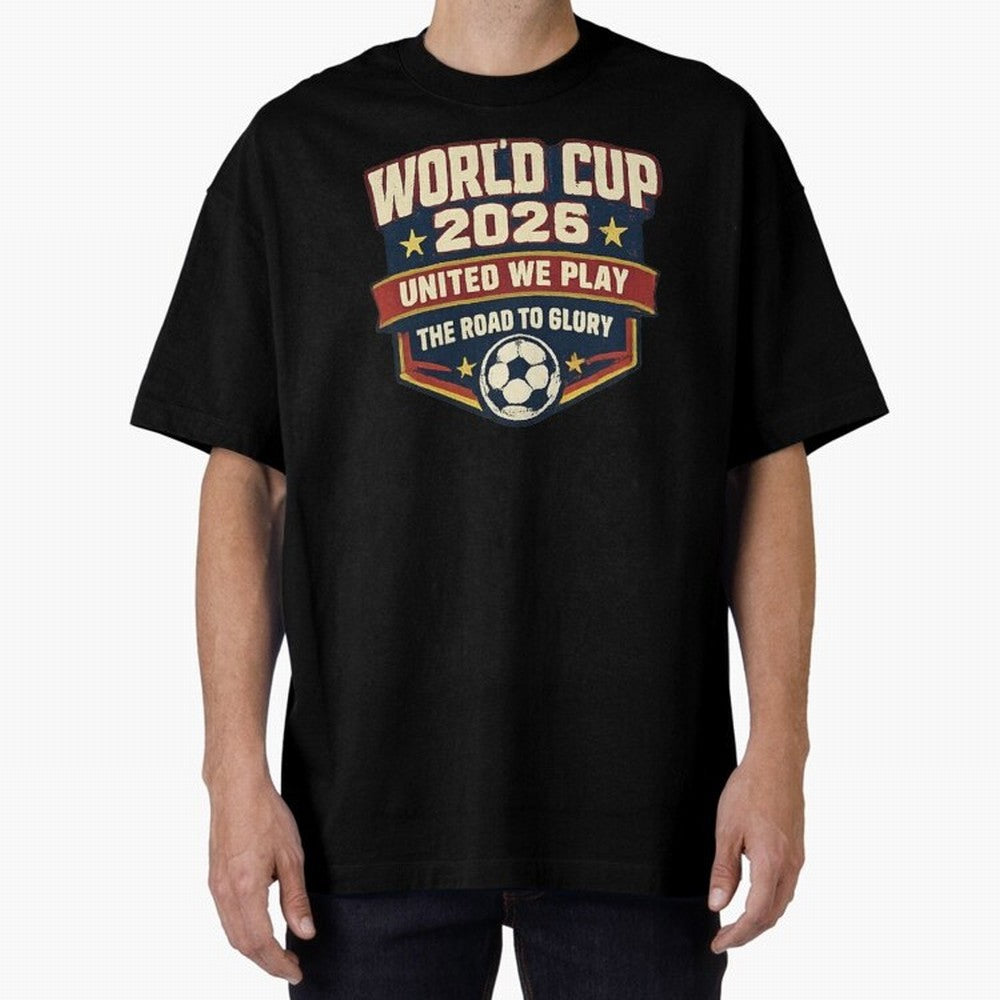 World Cup 2026 United We Play Vintage Soccer Football Fan Design Classic T-Shirt Celebrate Fan Culture around FIFA World Cup 2026 Spirit, Made for Argentina, Messi, Goal Celebration Energy, Supporter Heritage, Football Icons and Worldwide