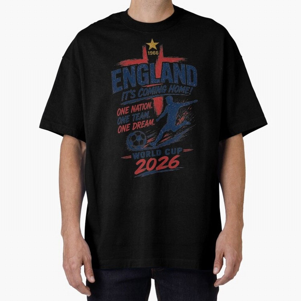 England Fan Art for World Cup 2026 Classic T-Shirt Show Love for Legendary Goals in Global Football Passion for FIFA World Cup 2026 Group Stage, Featuring Mbappe, Argentina, France and Brazil, Game Day Rituals, Football Legends, Country Pride and