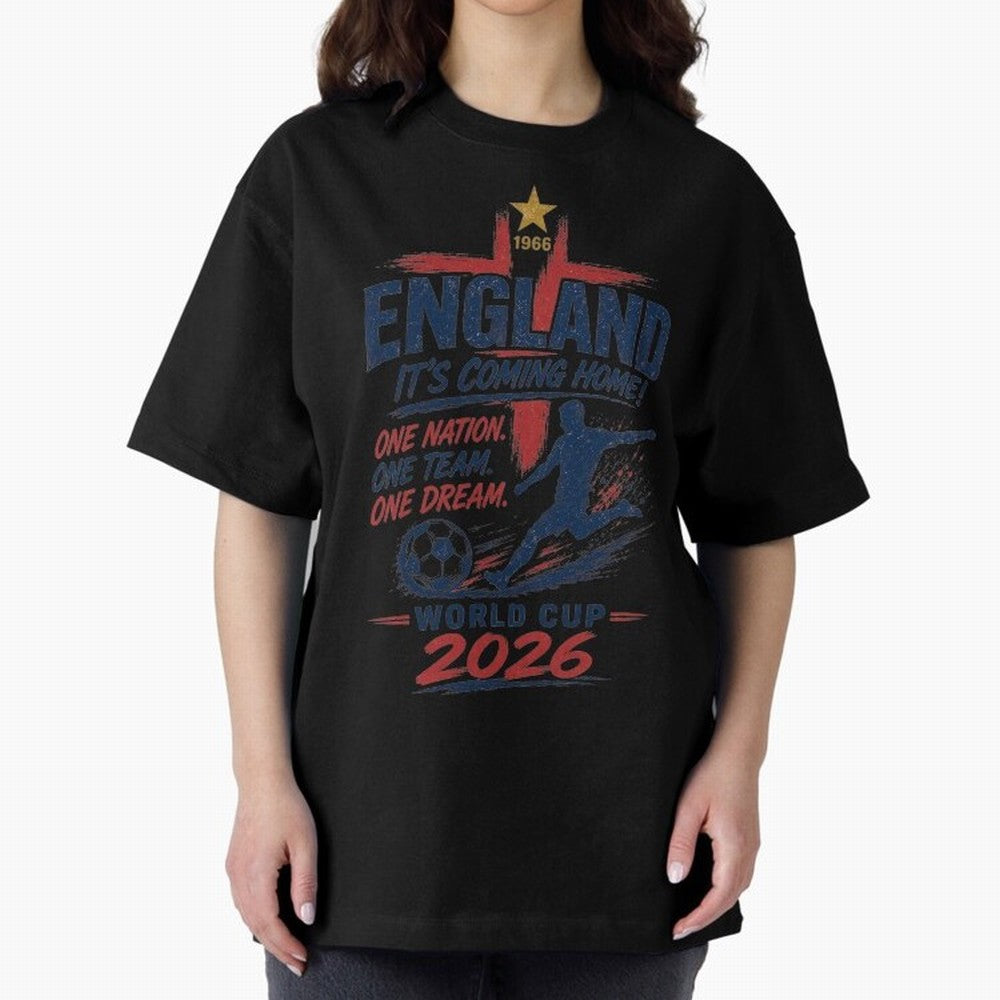 England Fan Art for World Cup 2026 Classic T-Shirt Show Love for Legendary Goals in Global Football Passion for FIFA World Cup 2026 Group Stage, Featuring Mbappe, Argentina, France and Brazil, Game Day Rituals, Football Legends, Country Pride and