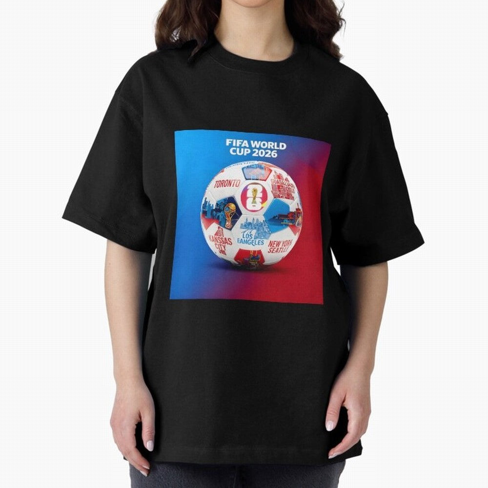 North America Football 2026 Classic T-Shirt Create FIFA World Cup 2026 Group Stage for Fans of Mbappe and Portugal, Spain and Germany, Bringing Retro Football Energy, Iconic Rivalries, Trophy Chase Drama and Stadium Atmosphere; Ideal for Passionate
