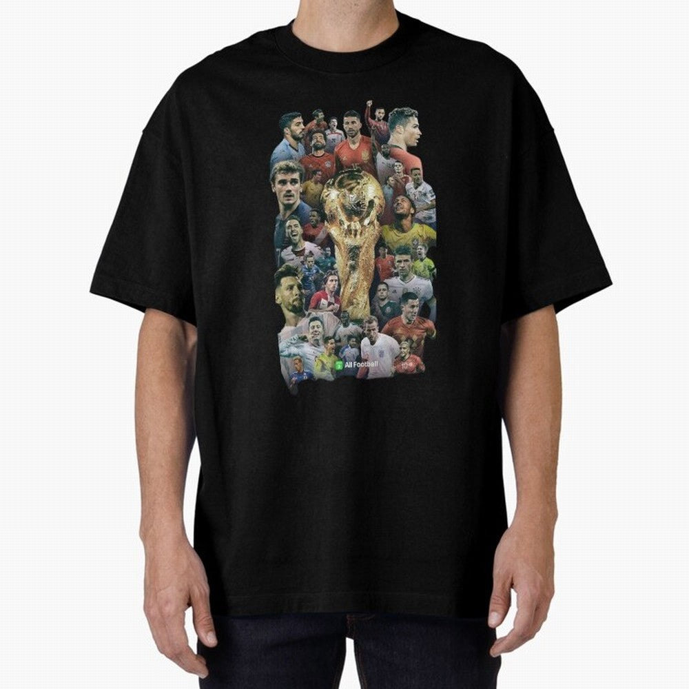 All Football Classic T-Shirt Bring Supporter Culture to Global Football Passion for FIFA World Cup 2026, Inspired by Cristiano Ronaldo, Argentina, Soccer Culture, Superstar Moments, National Team Dreams and Competitive Fire; Perfect for Fans,