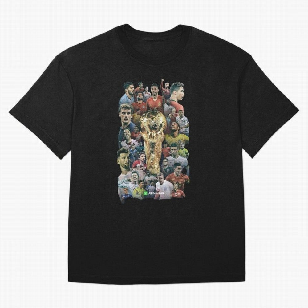 All Football Classic T-Shirt Bring Supporter Culture to Global Football Passion for FIFA World Cup 2026, Inspired by Cristiano Ronaldo, Argentina, Soccer Culture, Superstar Moments, National Team Dreams and Competitive Fire; Perfect for Fans,