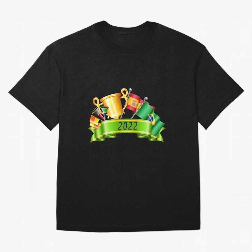 World Cup 2022 Qatar Spain Brazil Classic T-Shirt Bring Supporter Culture to Global Football Passion for FIFA World Cup 2026, Celebrating Messi, Neymar and Mbappe, Portugal, Spain and Germany, Football Passion, Legendary Performances, Festival