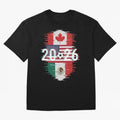 Glitched United 2026 - North America Emblem Classic T-Shirt Celebrate the Stars of FIFA World Cup 2026 USA Canada Mexico for Fans of Cristiano Ronaldo, Haaland and CR7 and Argentina, Bringing Champion Mindset, Group Stage Buzz, Knockout Tension and
