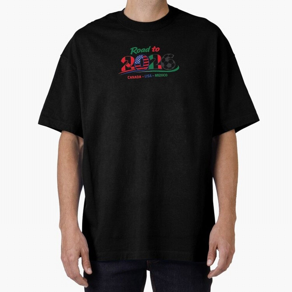 2026 Football Fan Design - North America - Three Nations One Dream Classic T-Shirt Get Ready for Global Football Passion for FIFA World Cup 2026, Made for Neymar, Haaland and Cristiano Ronaldo, France, Sports Nostalgia, International Competition,