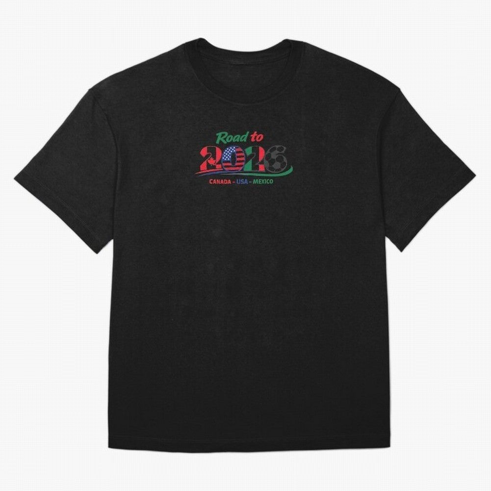 2026 Football Fan Design - North America - Three Nations One Dream Classic T-Shirt Get Ready for Global Football Passion for FIFA World Cup 2026, Made for Neymar, Haaland and Cristiano Ronaldo, France, Sports Nostalgia, International Competition,