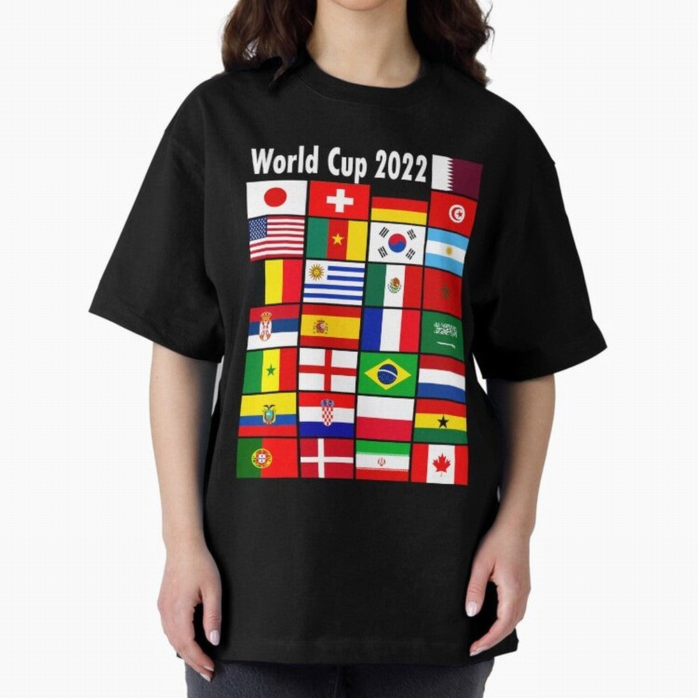 Countries Participating In The World Cup 2022 Qatar Classic T-Shirt Show Championship Spirit for FIFA World Cup 2026 Group Stage with Mbappe, France and Portugal Energy, Football Passion, Legendary Performances, Festival Vibes and Supporter