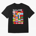 Countries Participating In The World Cup 2022 Qatar Classic T-Shirt Show Championship Spirit for FIFA World Cup 2026 Group Stage with Mbappe, France and Portugal Energy, Football Passion, Legendary Performances, Festival Vibes and Supporter
