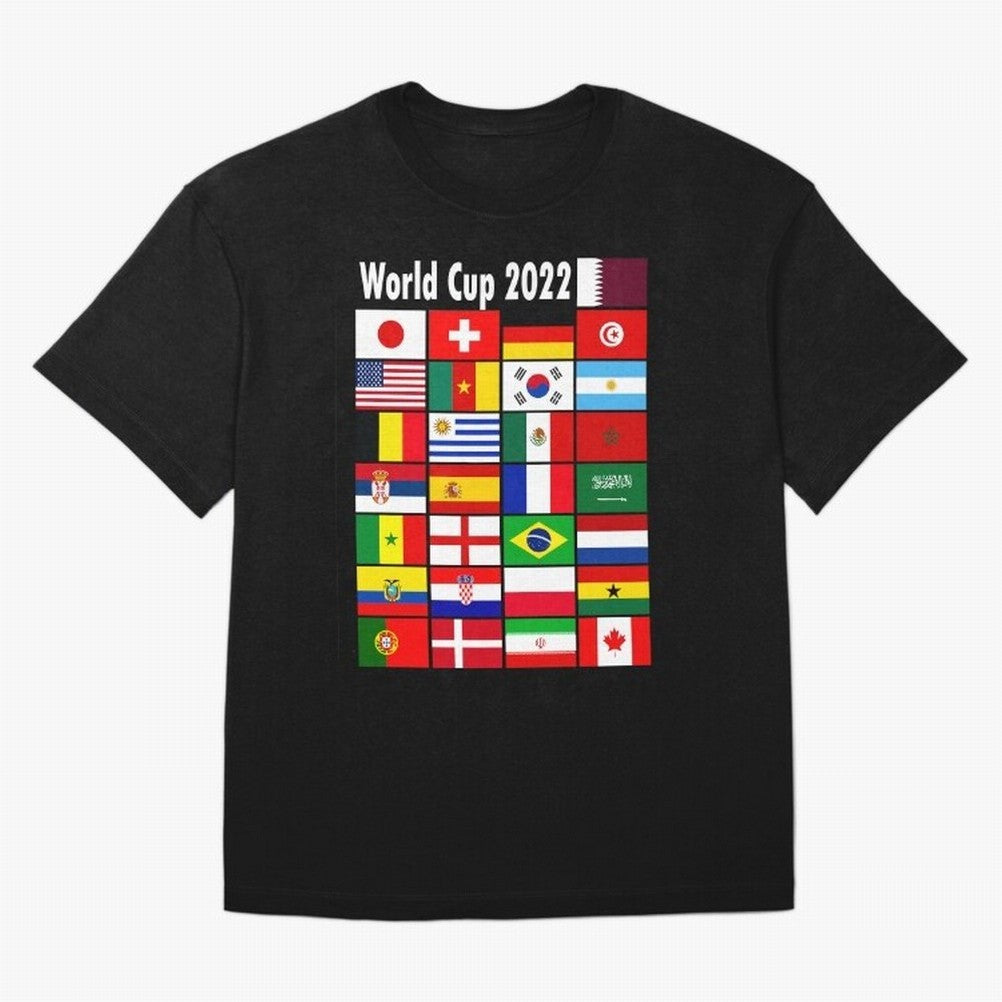 Countries Participating In The World Cup 2022 Qatar Classic T-Shirt Show Championship Spirit for FIFA World Cup 2026 Group Stage with Mbappe, France and Portugal Energy, Football Passion, Legendary Performances, Festival Vibes and Supporter