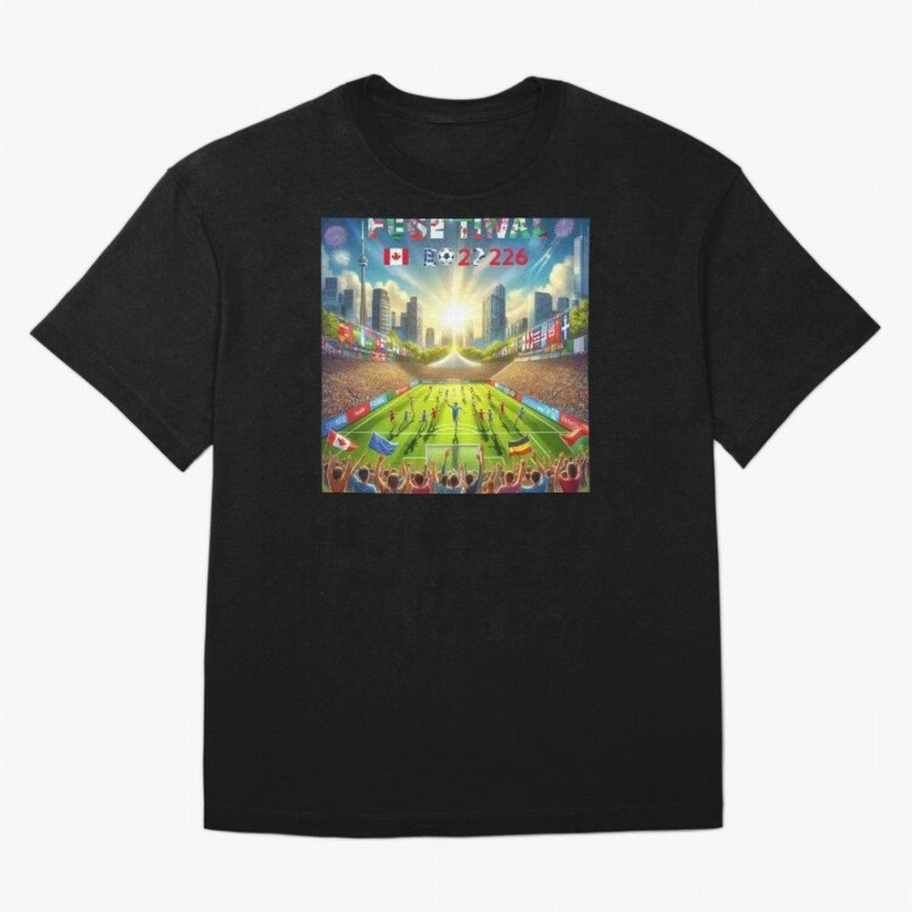 TORONTO SOCCER FESTIVAL 2026 Classic T-Shirt Capture Stadium Memories from FIFA World Cup 2026 Group Stage with Haaland and Mbappe, Brazil Energy, Match Day Excitement, Supporter Culture, Golden Goals and Global Football Passion; Ideal for Football