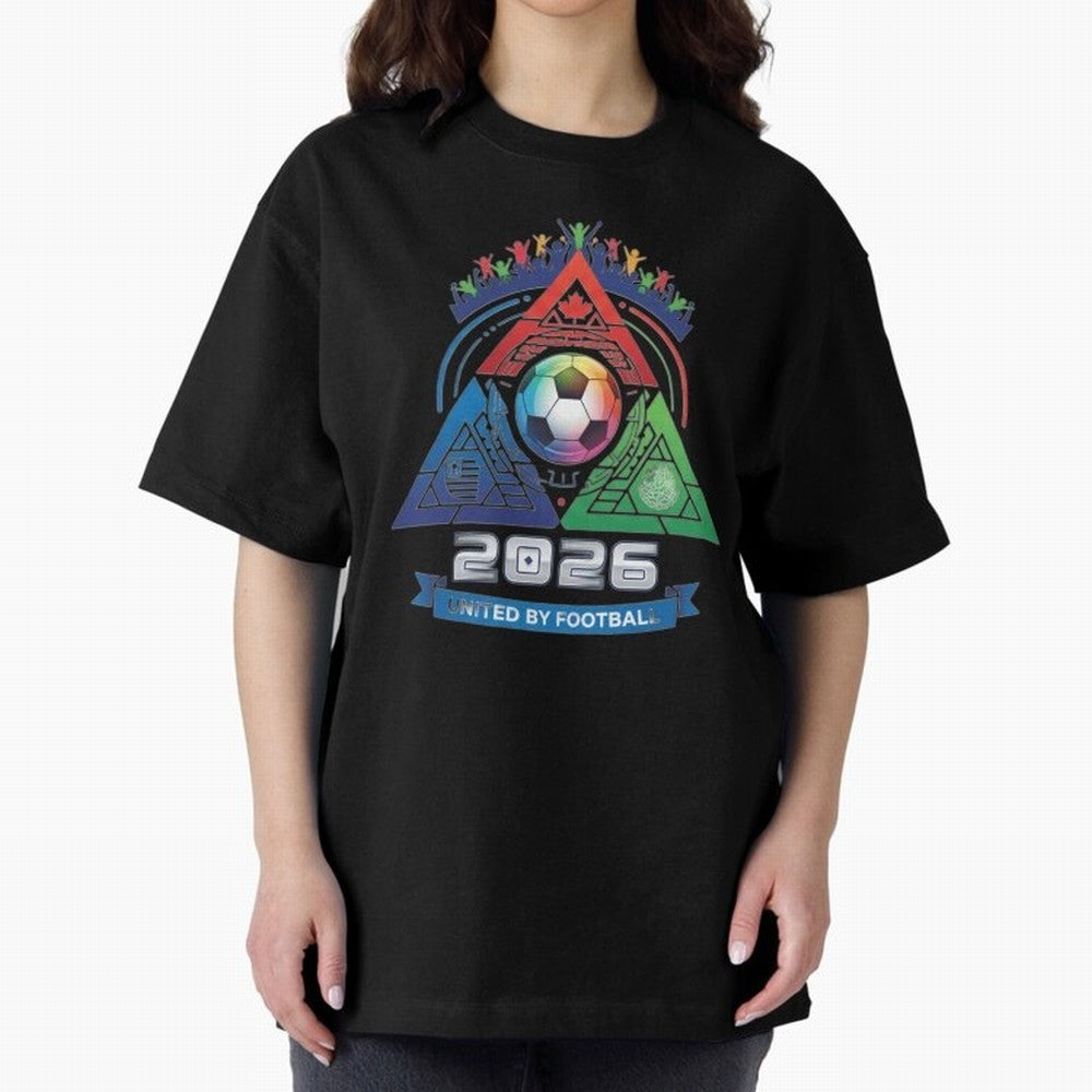 Triangular United by Football World Cup 2026 Emblem Classic T-Shirt Remember Iconic Moments from FIFA World Cup 2026 Spirit, Connected to Spain, Cristiano Ronaldo, Vintage Soccer Flavor, Modern Football Stars, National Flags and Final Night