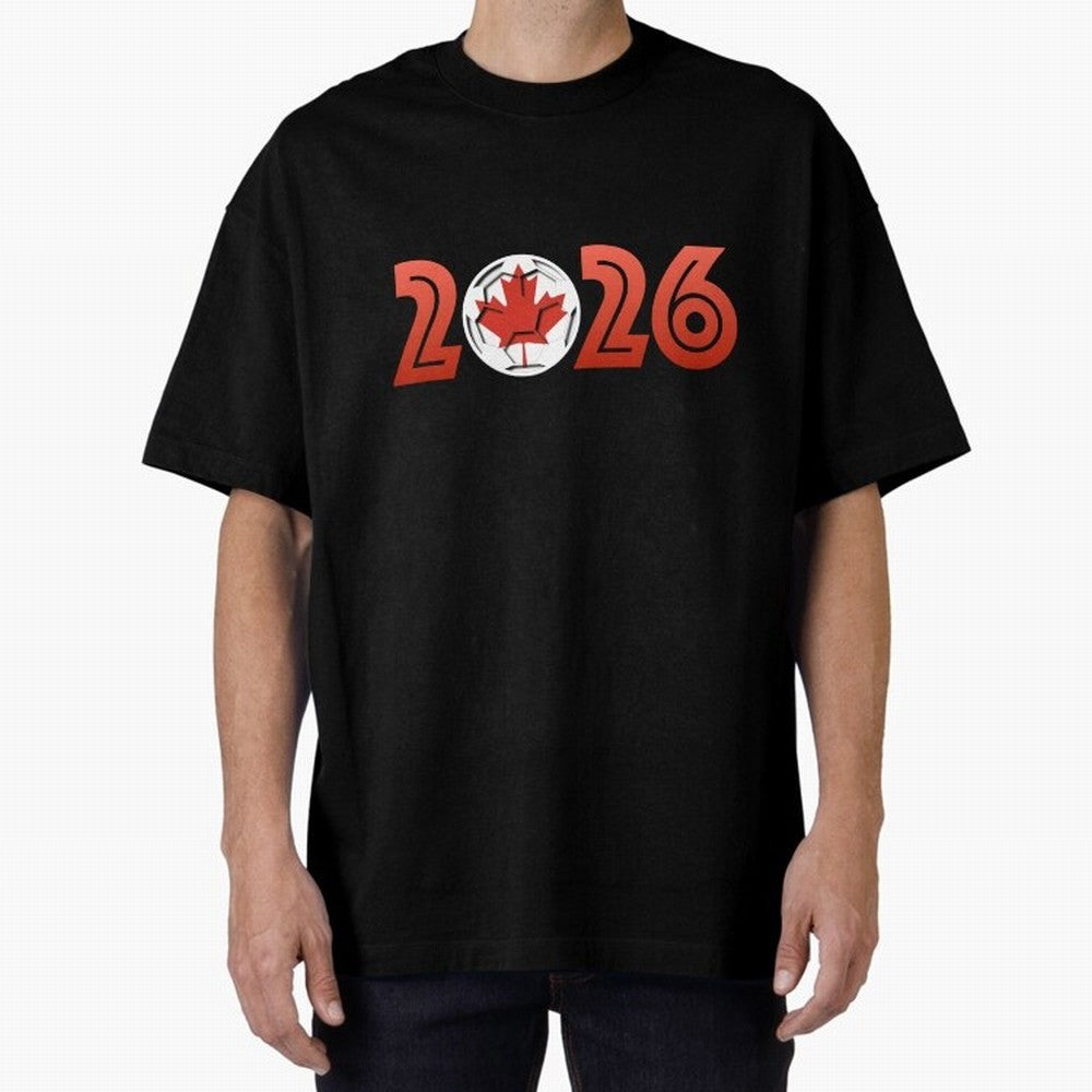 Canada Soccer 2026 Design Classic T-Shirt Support Iconic Players in Match Day Hype around FIFA World Cup 2026 Group Stage, Cristiano Ronaldo, Spain, Football Passion, Legendary Performances, Festival Vibes and Supporter Community; Made for