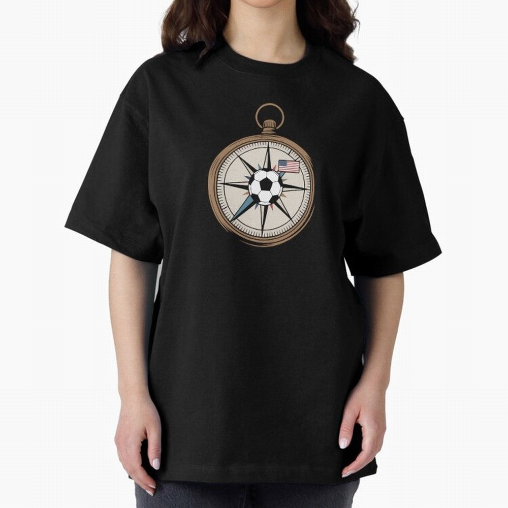 All Roads Lead to 2026 USA Compass Soccer World Cup Classic T-Shirt Enjoy Global Football Passion for FIFA World Cup 2026 USA Canada Mexico, with Messi, France, Football Passion, Legendary Performances, Festival Vibes and Supporter Community; Built