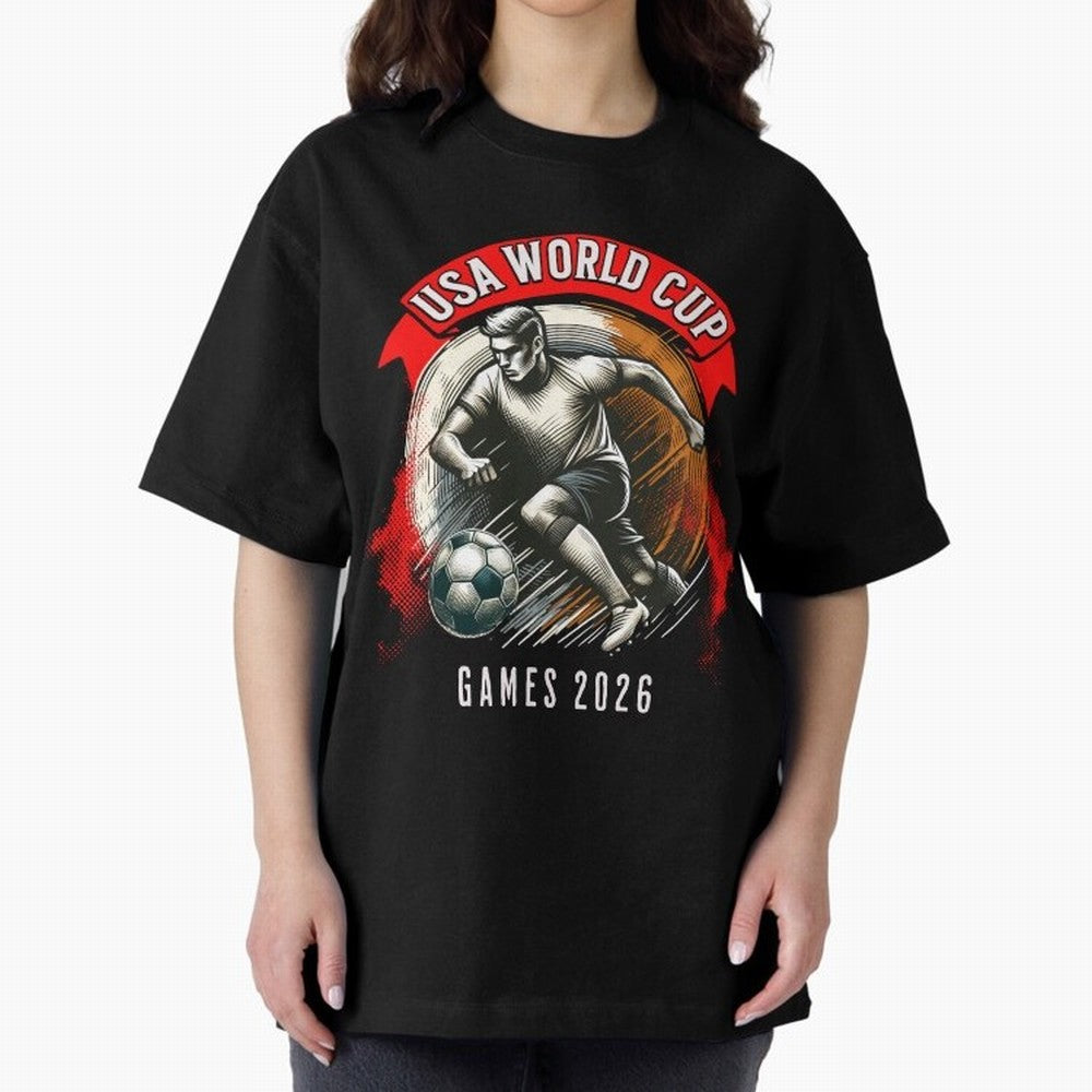 USA World Cup Classic T-Shirt Bring Home the FIFA World Cup 2026 Group Stage Journey through Cristiano Ronaldo, Haaland and CR7 Highlights, Argentina and Brazil Pride, Worldwide Fan Energy, Dramatic Goals, Stadium Lights and Championship