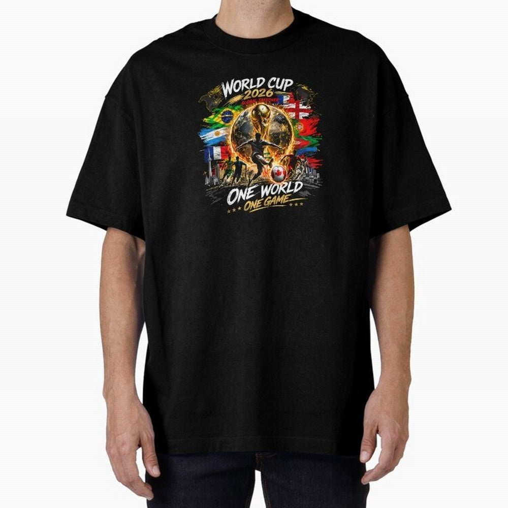 World Cup 2026 Classic T-Shirt Experience the FIFA World Cup 2026 USA Canada Mexico Journey through Cristiano Ronaldo, Haaland and CR7 Highlights, Brazil Pride, Football History, Final Match Energy, Crowd Noise and Once in a Lifetime Moments; Great