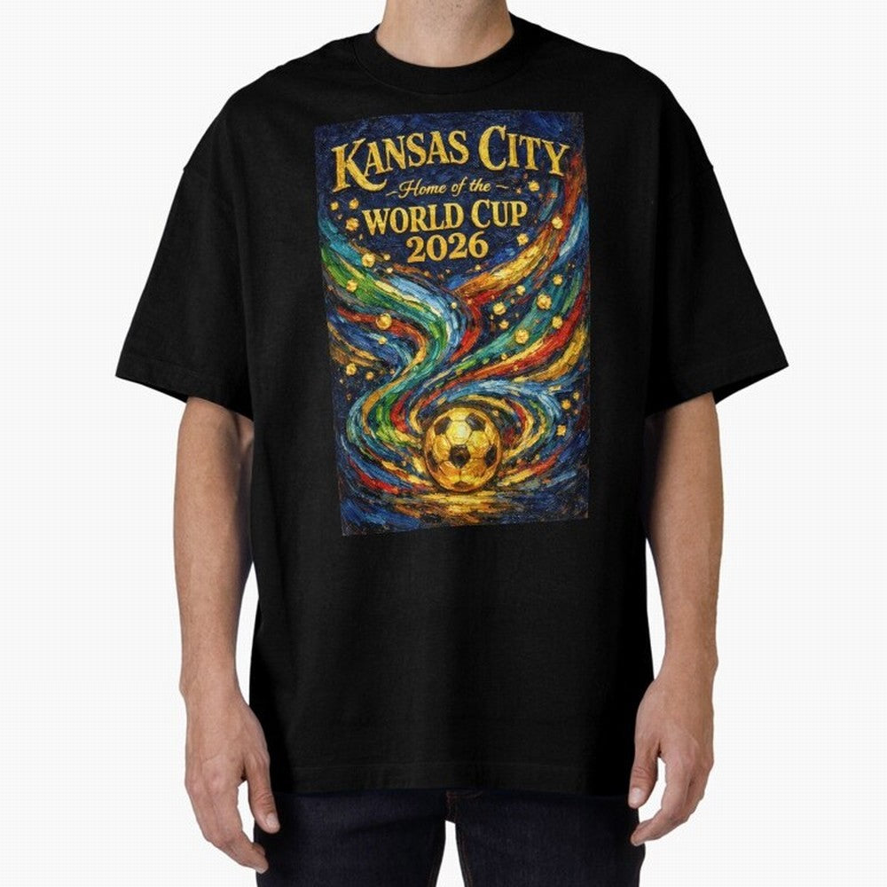 Kansas City Home of the World Cup 2026 Soccer Fan ¡ª Moody Jewel Art Print Classic T-Shirt Follow the Final Road of Global Football Passion for FIFA World Cup 2026 Group Stage, Capturing CR7, Brazil, Portugal and Argentina, Football History, Final