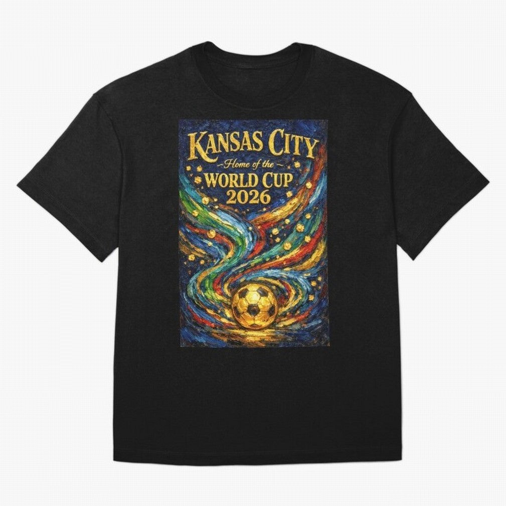 Kansas City Home of the World Cup 2026 Soccer Fan ¡ª Moody Jewel Art Print Classic T-Shirt Follow the Final Road of Global Football Passion for FIFA World Cup 2026 Group Stage, Capturing CR7, Brazil, Portugal and Argentina, Football History, Final